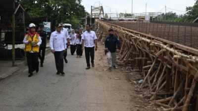 Bupati Paser Harap Rehabilitasi Jembatan Putri Petong Selesai Tahun Ini