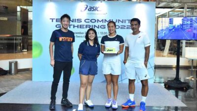 Dukung Semangat Olahraga di Akhir Tahun, ASICS Gelar Tennis Community Gathering