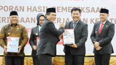 Pemkab Kukar Terima LHP Penyedia Akses Air Minum dan Sanitasi