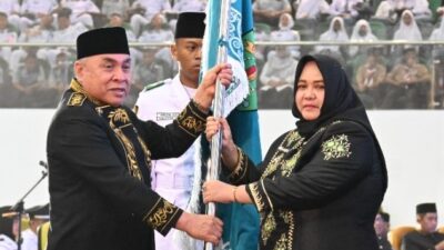 Paser Terima Tujuh Panji Keberhasilan Pembangunan, Ini Harapan Wabup ke Depan