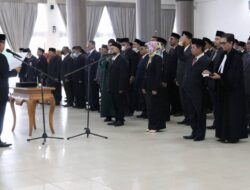 Para Kepala Perangkat Daerah Kutim Hasil Seleksi JPT Pratama Dilantik