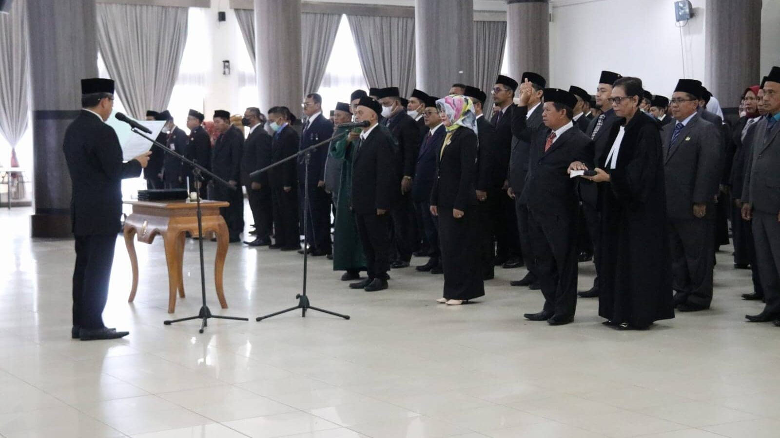 Para Kepala Perangkat Daerah Kutim Hasil Seleksi JPT Pratama Dilantik