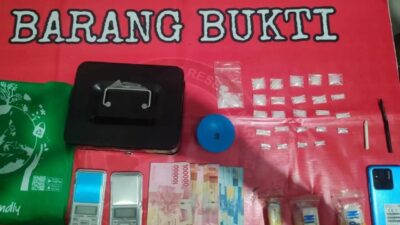 Belasan Gram Sabu-Sabu Diamankan Polres Paser di Krayan Bahagia