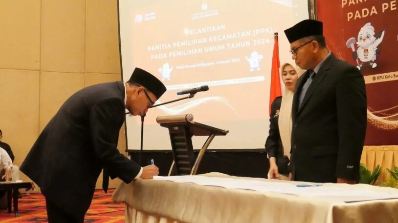 Lantik PPK Balikpapan, Ketua KPU: Tidak Ada Istilah Kata Kepeleset