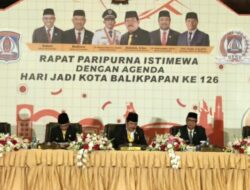 Paripurna HUT Ke-126 Balikpapan, Ajak Masyarakat Kolaborasi dan Sinergi