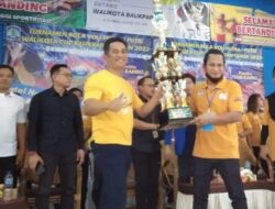 Meriahkan HUT Ke-126 Balikpapan, Turnamen Voli Putra-Putri Wali Kota Cup Resmi Bergulir