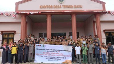 Masuk Nominasi Desa Antikorupsi, Tengin Baru di PPU Disambangi Tim KPK RI