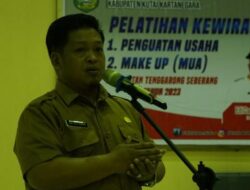 Dispora Kukar Gelar Pelatihan Kewirausahaan untuk Milenial Tenggarong Seberang