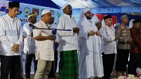 Muara Badak Bersholawat Sambut Bulan Suci Ramadan 1444 H