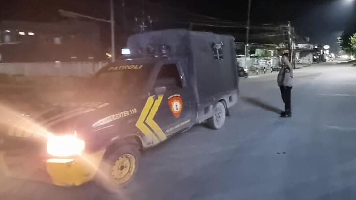 Antisipasi Perang Sarung, Polsek Samarinda Seberang Lakukan Patroli Malam
