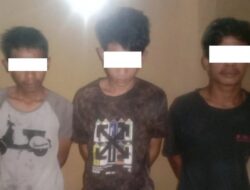 Curi Solar Cell Pertamina, Tiga Pemuda Dibekuk Jajaran Polsek Marang Kayu