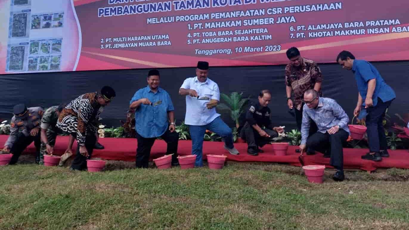 Pemkab Kukar Harap Pembangunan Taman Kota Tenggarong Menarik Kunjungan Wisatawan
