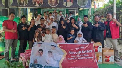 Jelang Idulfitri, Keren Kukar Bagikan Paket Sembako untuk Anak Yatim Piatu