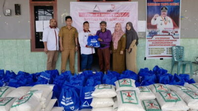 Sambut Lebaran, MHU Bagikan 1.240 Paket Sembako untuk Warga Tidak Mampu