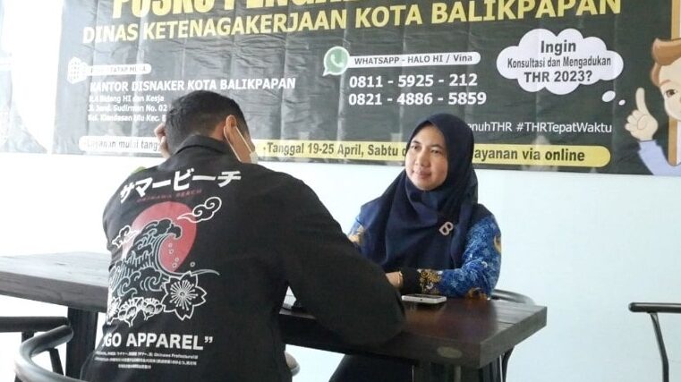 Posko THR Disnaker Balikpapan Terima Sejumlah Pengaduan, Apa Saja?