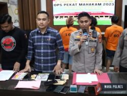 Tiga Bandar Togel di Berau Terjaring Operasi Pekat Mahakam 2023