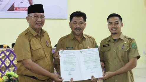 Sertijab Pimpinan Kecamatan Tenggarong Seberang, Sekda Sampaikan Tiga Poin Penting