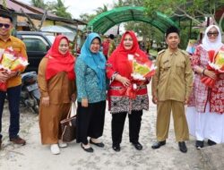 TP PKK Kukar Tinjau Kondisi Posyandu Lestari A Desa Sebuntal