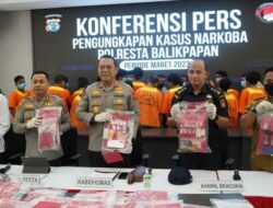 Polresta Balikpapan Ungkap Puluhan Kasus Narkoba Selama Maret 2023