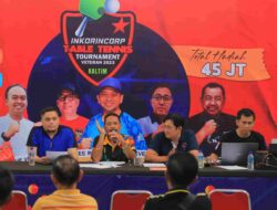 Ratusan Peserta Bakal Unjuk Gigi di Inkorincorp Table Tennis Tournament Veteran