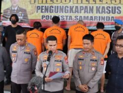 Tangkap Tiga Pelaku Curanmor, Polresta Samarinda Amankan Belasan Barang Bukti