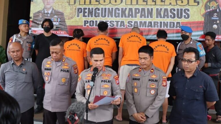 Tangkap Tiga Pelaku Curanmor, Polresta Samarinda Amankan Belasan Barang Bukti