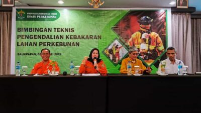 Disbun Kaltim Beri Pelatihan Pengendalian Kebakaran Lahan dan Kebun