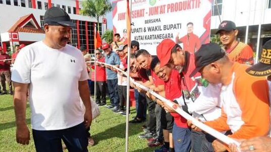 Senam Bersama Jadi Cara Bupati Kukar Jaga Soliditas Antar-OPD