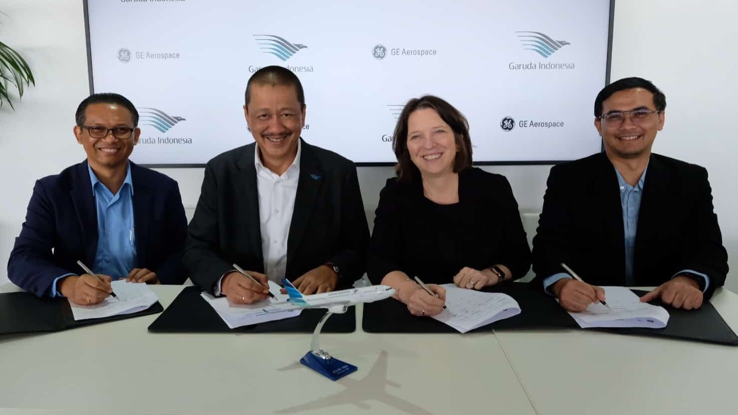 Restorasi Mesin Armada Maskapai, Garuda Indonesia dan GE Aerospace Jalin Kerja Sama