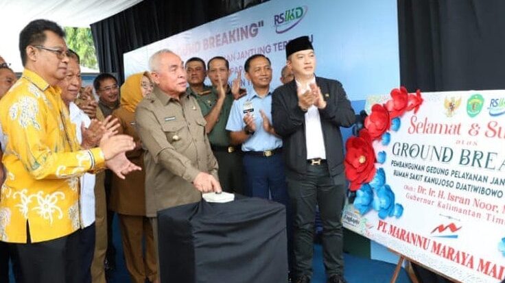 Gubernur Awali Pembangunan Gedung Pelayanan Jantung Terpadu RSUD Kanujoso Djatiwibowo