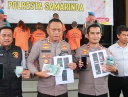 Polresta Samarinda Bekuk Tujuh Tersangka Kasus Perdagangan Orang