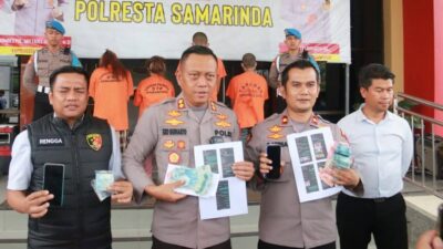 Polresta Samarinda Bekuk Tujuh Tersangka Kasus Perdagangan Orang