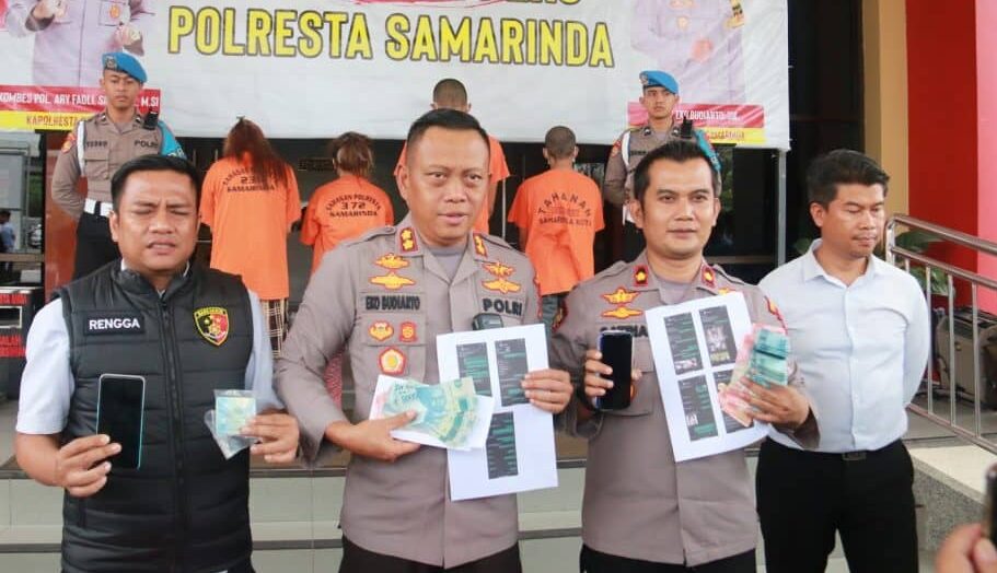 Polresta Samarinda Bekuk Tujuh Tersangka Kasus Perdagangan Orang
