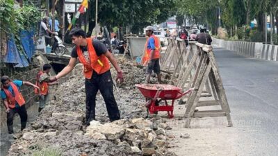 Rehabilitasi Drainase Ganggu Lalu Lintas, Wali Kota Samarinda Minta Maaf