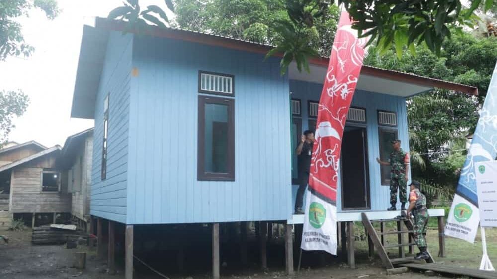 Perusahaan Bantu Pemprov Kaltim Bangun Rumah Layak Huni Lewat CSR