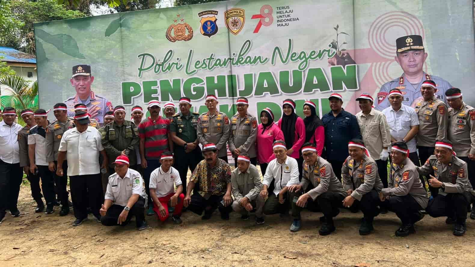 Ketua DPRD Kukar Hadiri Penanaman Pohon Serentak di Samboja Barat