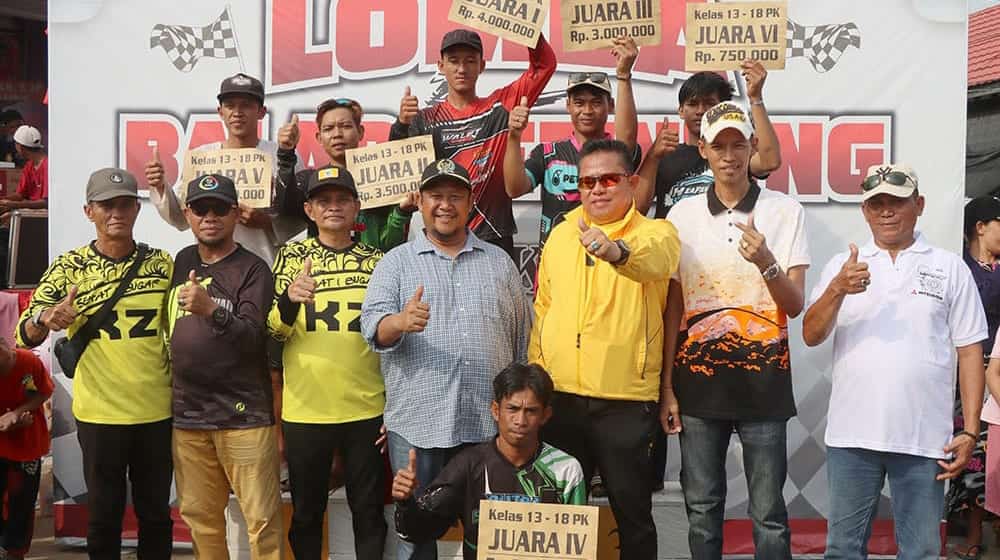 Hadiri Lomba Balap Ketinting, Ketua DPRD Kukar Harap Muncul Atlet Baru