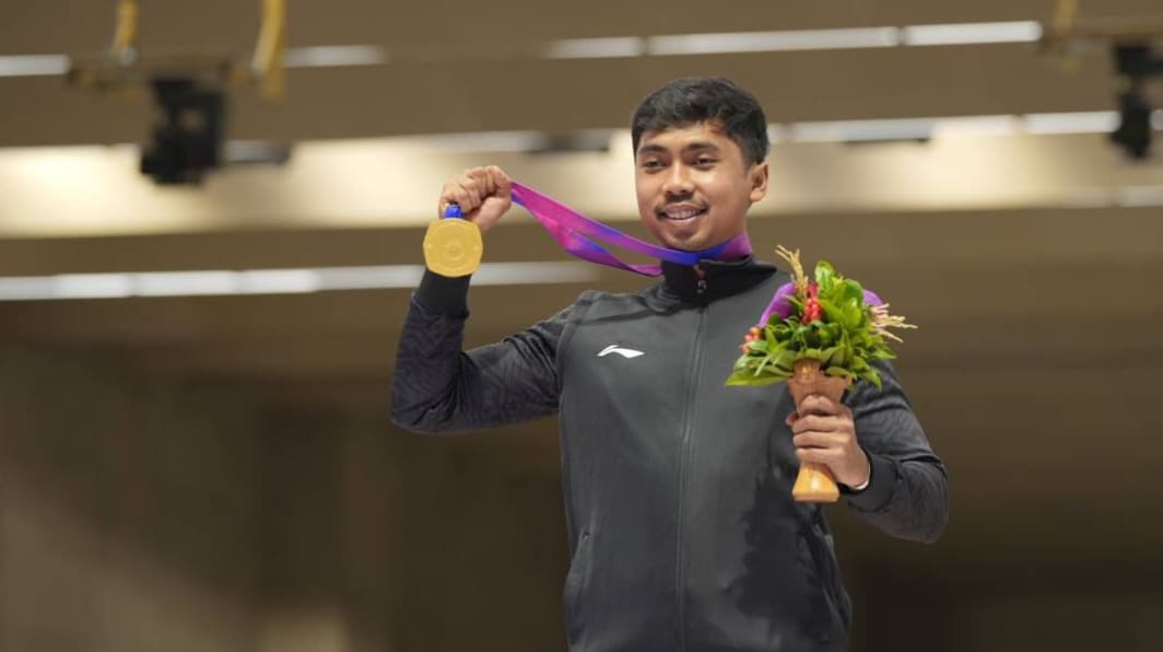 Indonesia Dulang Emas Pertama Asian Games 2023 dari Cabor Menembak