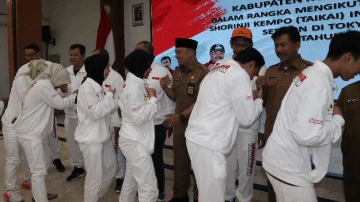 Pemkab Kukar Lepas Tim Shorinji Kempo Berlaga di World International Kempo Jepang