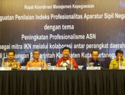 Sekda Sunggono Minta Database ASN di Kukar Terus Diperbarui