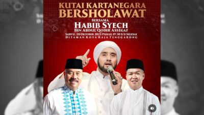 Kukar Bersholawat II Dipastikan Dipandu Habib Syech, Rendi Solihin: Insya Allah Semuanya Lancar