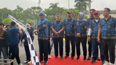 Ratusan Peserta Ikuti Jalan Sehat Peringati HUT Ke-52 Korpri di Kaltim