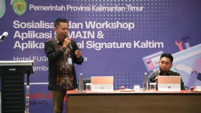 Kelola Manajemen Sistem Elektronik, Diskominfo Kaltim Sosialisasikan Aplikasi SIMAIN dan TTE