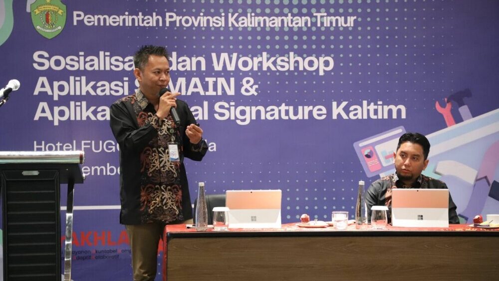 Kelola Manajemen Sistem Elektronik, Diskominfo Kaltim Sosialisasikan Aplikasi SIMAIN dan TTE