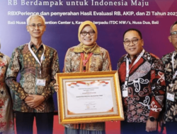 Pemprov Kaltim Sabet Penghargaan Implementasi RB Tematik Terbaik 2023