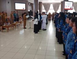 Bupati Kutim Pimpin Pengambilan Sumpah ASN Dan Penyerahan SK PPPK