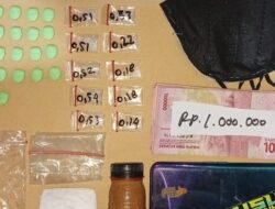 Ditangkap Saat Tidur, Pria di Samarinda Seberang Ketahuan Simpan Puluhan Butir Ekstasi