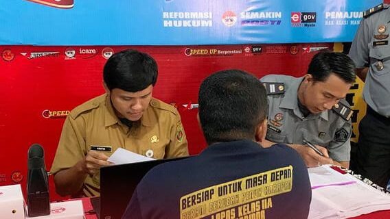 Lapas Kelas IIA Gandeng Disdukcapil Samarinda Rekam Ulang Data WBP