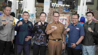 Wakapolresta dan Wawali Samarinda Sidak Ketersediaan Bahan Pokok Jelang Ramadan