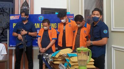 BNNP Kaltim Musnahkan Puluhan Paket Sabu-Sabu Temuan Awal Tahun